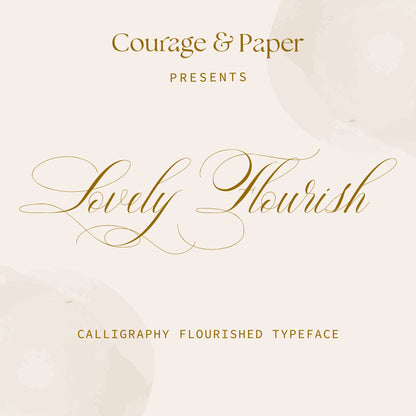 Lovely Flourish Font